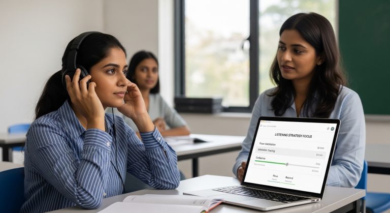 How to handle pressure in PTE Listening? How does LIT work? Learn with the best PTE training institute.