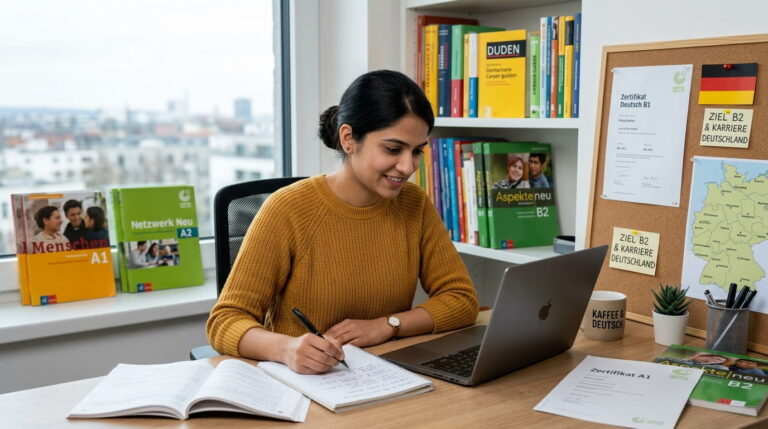 How Much Time It Takes to Learn German from A1 to B2: A 2026 Guide