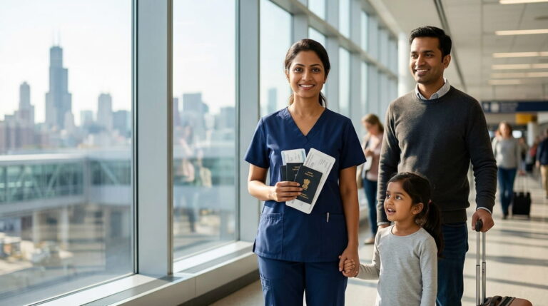 Moving to the USA with Family as a Registered Nurse