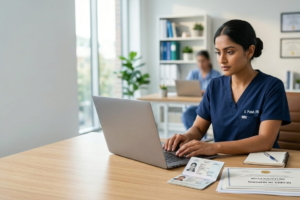 Step-by-Step DHA Exam Registration Process from India